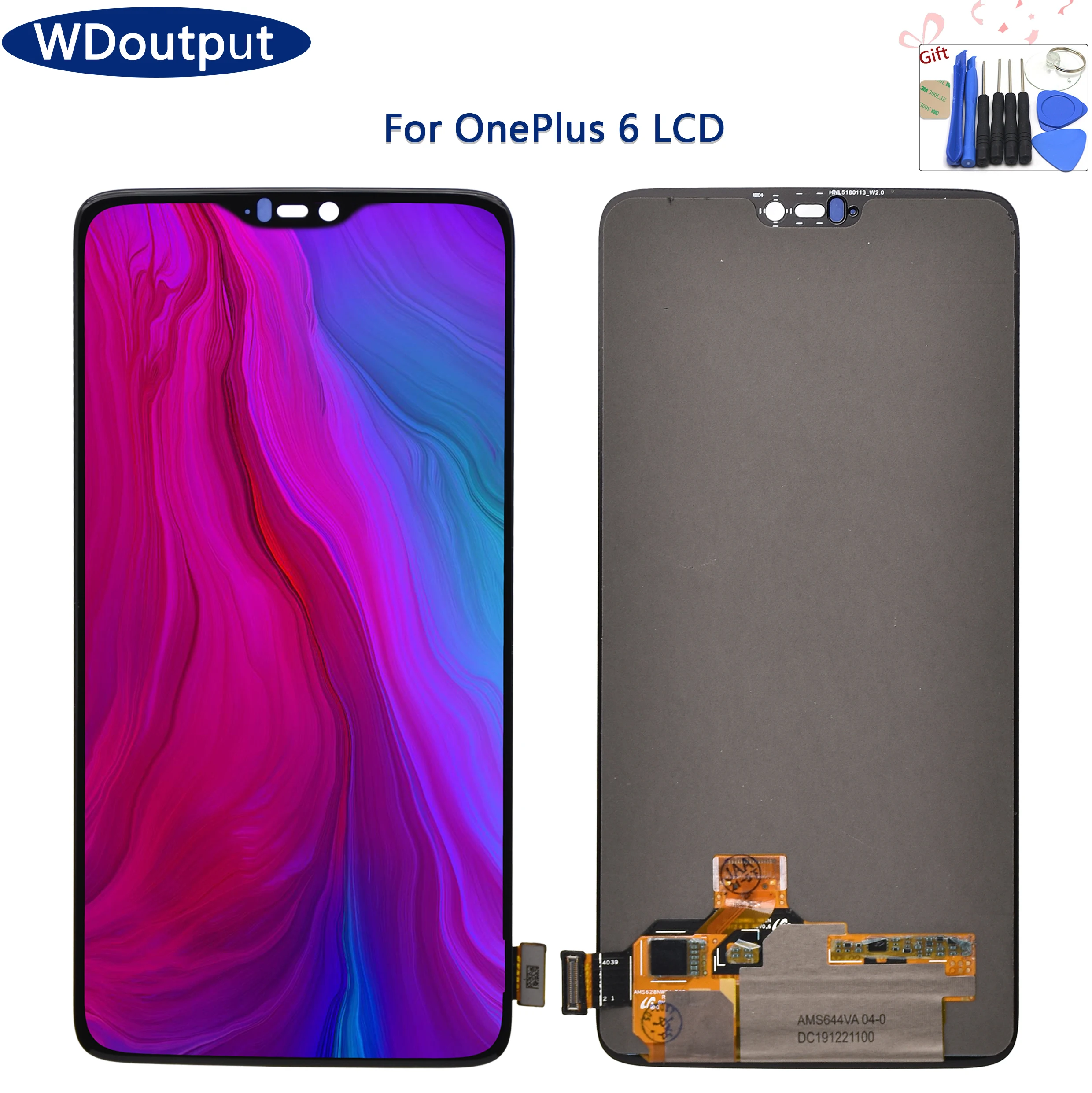 

Original For Oneplus 6 A6003 6.28" LCD Display Touch Screen Digitizer Assembly Replacement LCD Screen For OnePlus 6 A6000 Screen