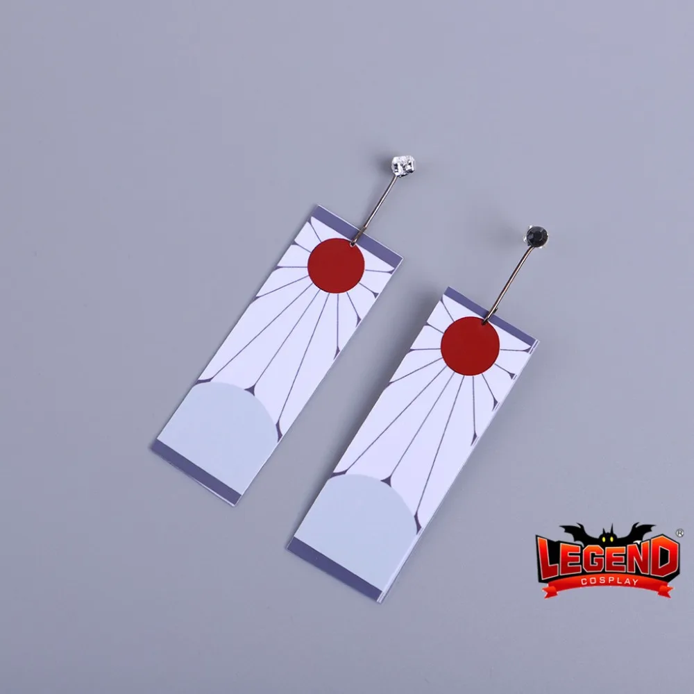 Убийца демона Kimetsu no Yaiba Kamado Tanjirou серьги для косплея Kamado Nezuko реквизит для косплея bamboo реквизит аксессуары