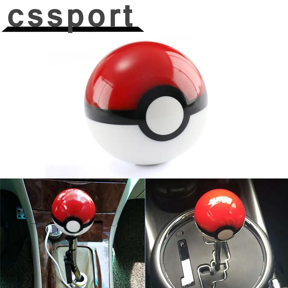 Универсальная ручка переключения передач Pokemon PokeBall круглая головка диаметр 54 мм