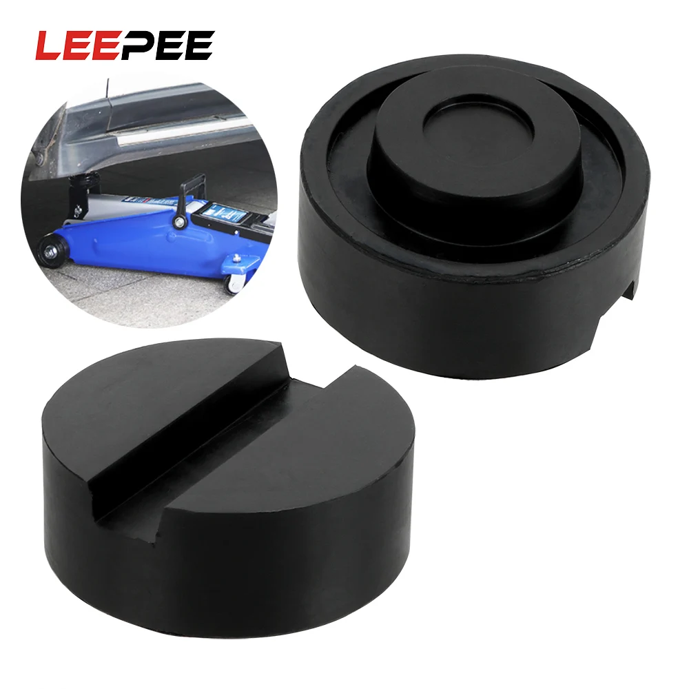 Подставка для автомобильного домкрата LEEPEE резиновая черная щелевая подставка