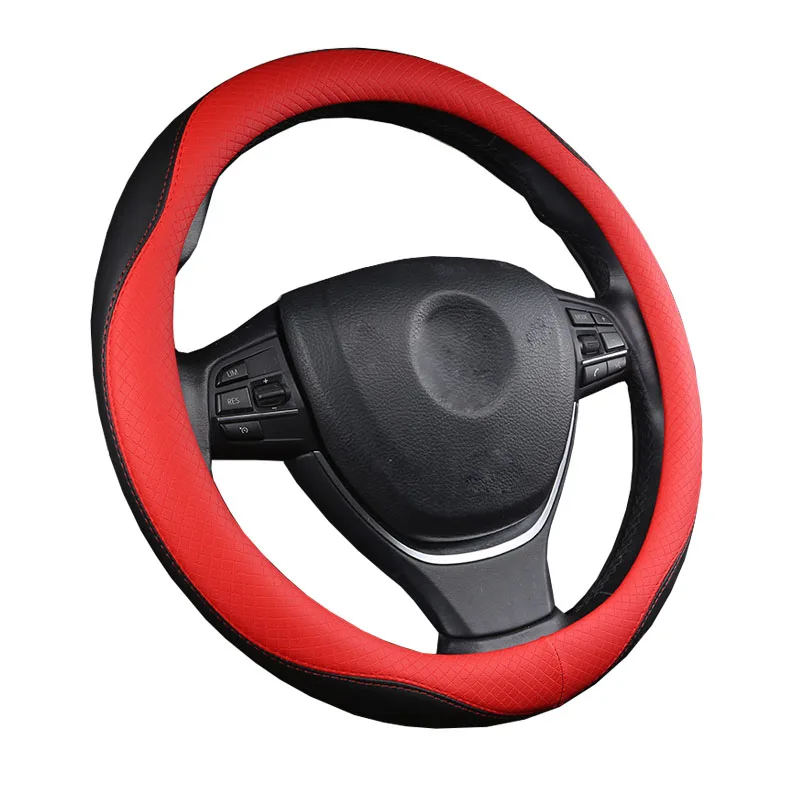Искусственная кожа авто чехол рулевого колеса автомобиля 6 цветов на выбор