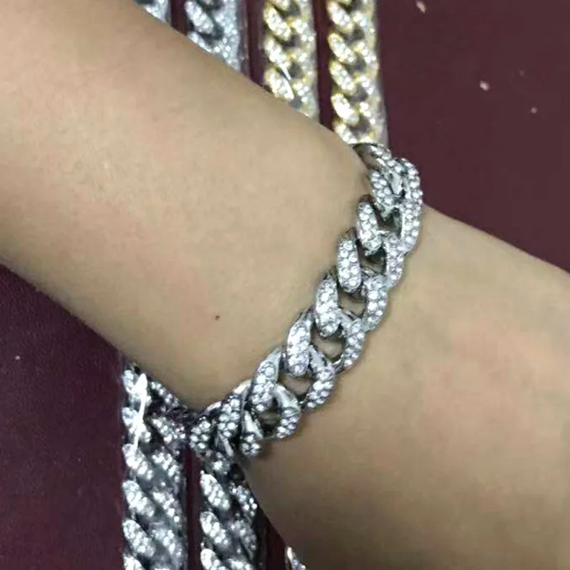 2021 Hiphop hip hop rap bracelet jewelry fashion personality street dance accessories men's popular | Украшения и аксессуары