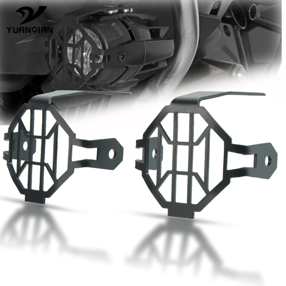 

1Pair Motorcycle Fog Light Protector Guards Metal Foglight Lamp Cover For BMW R1200GS & Adventure, 2012-2020 2019 18 air cooled
