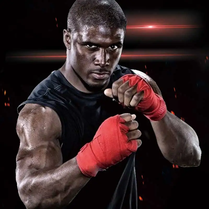 1 пара хлопковых боксерских бандажей 2 5 м спортивные ремешки для женщин и мужчин