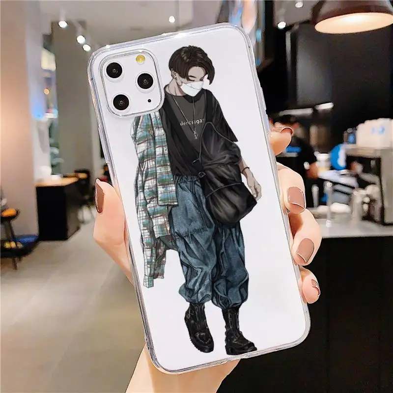 

Agust D Suga Phone Case Transparent soft For iphone 5 5s 5c se 6 6s 7 8 11 12 plus mini x xs xr pro max