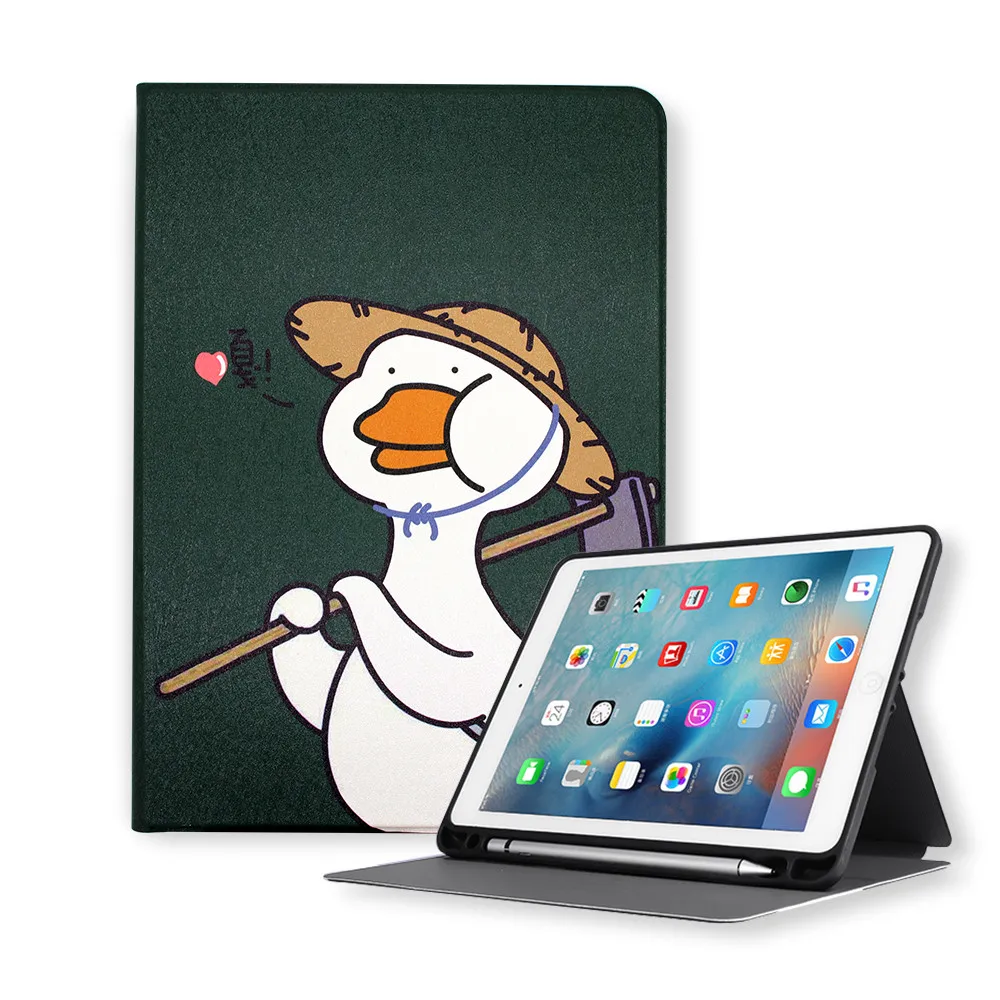 Чехол для планшета с поддоном ручки iPad 7th Gen 10 2 5/6th Air 1/2 3 Pro 5 Mini 4/5 умный чехол|Чехлы