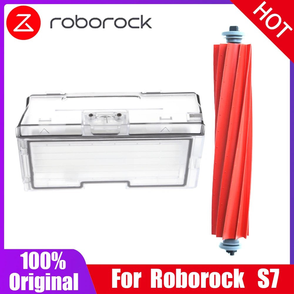 

Xiaomi Roborock S7 S70 S75 T7S Plus Original Dustbin Side Brush Mop Cloth Filter Main Brush Replacement Accessories