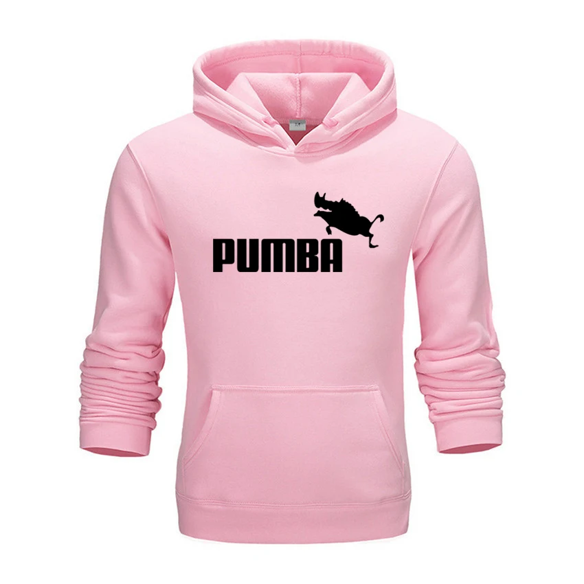 Новинка, Pumba, модные толстовки, Мужская плотная одежда, зимние толстовки, Мужская Уличная одежда в стиле хип-хоп, одноцветная флисовая толстовка с капюшоном, мужская одежда - Цвет: 12