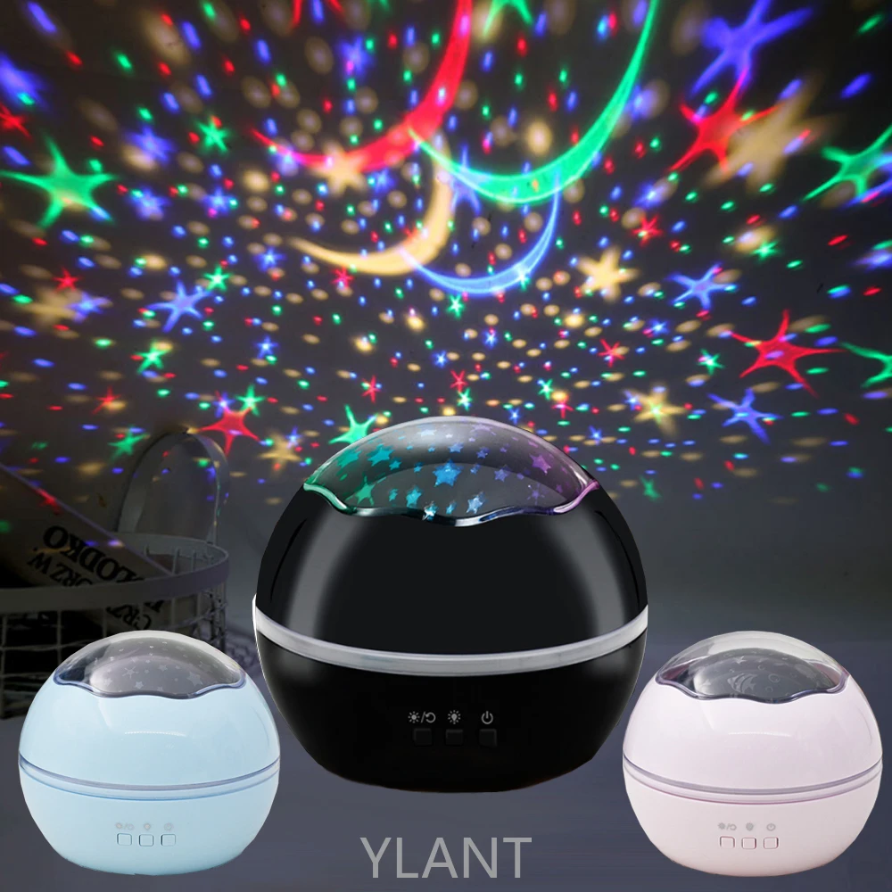 

Sky Projector Star Moon Galaxy Night Light For Child starry sky night light projector Decor Projector Rotating Nursery Baby Lamp