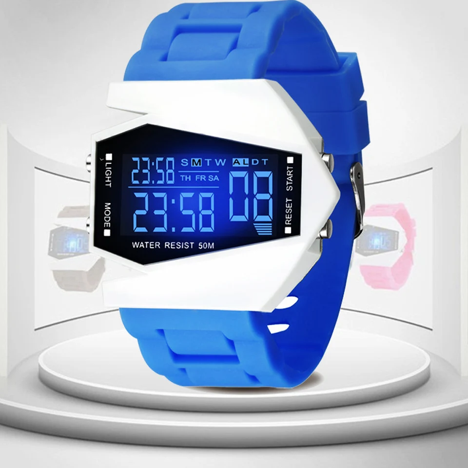 Children Safety Wristbands Boy Waterproof clock Men Women Fashion Luminous Electronic Student movement Wrist Watches Gift Hot Sa