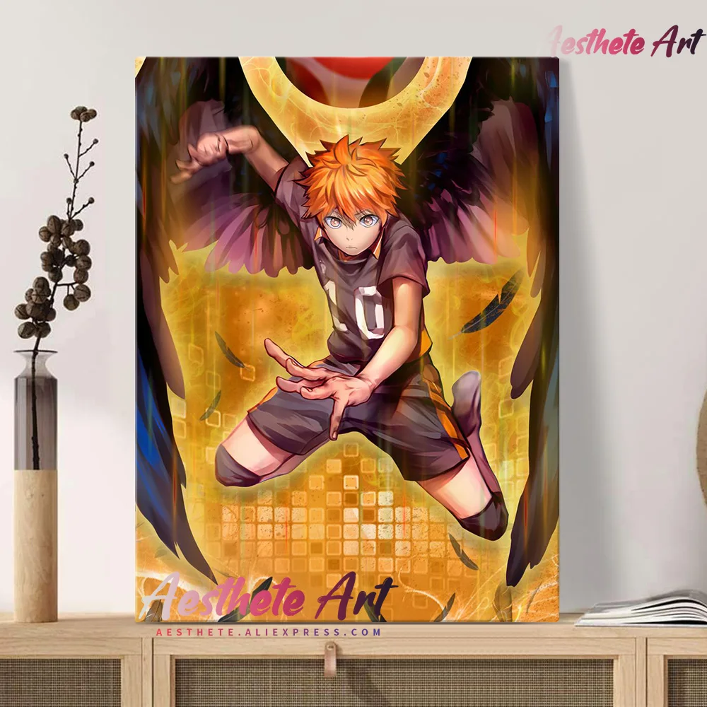 

Hinata Haikyuu аниме украшение для дома Декор холст живопись гостиная стена искусство картины плакаты печать