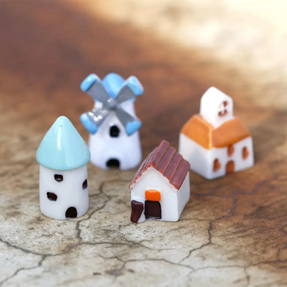 Мини-ветряная мельница Moss M4e7 для украшения микроландшафта настольные дома | Дом и