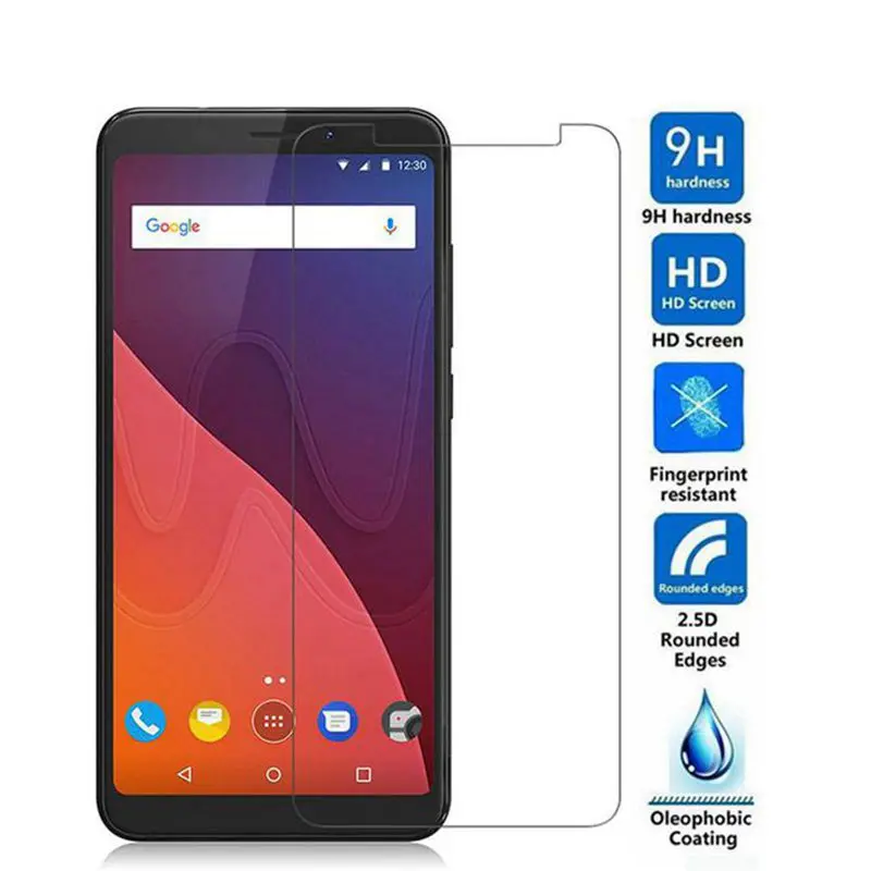 2.5D 9H протектор экрана из закаленного стекла для Wiko View 2 3 XL Pro Max Plus Lite Prime View Go защитная пленка De защита