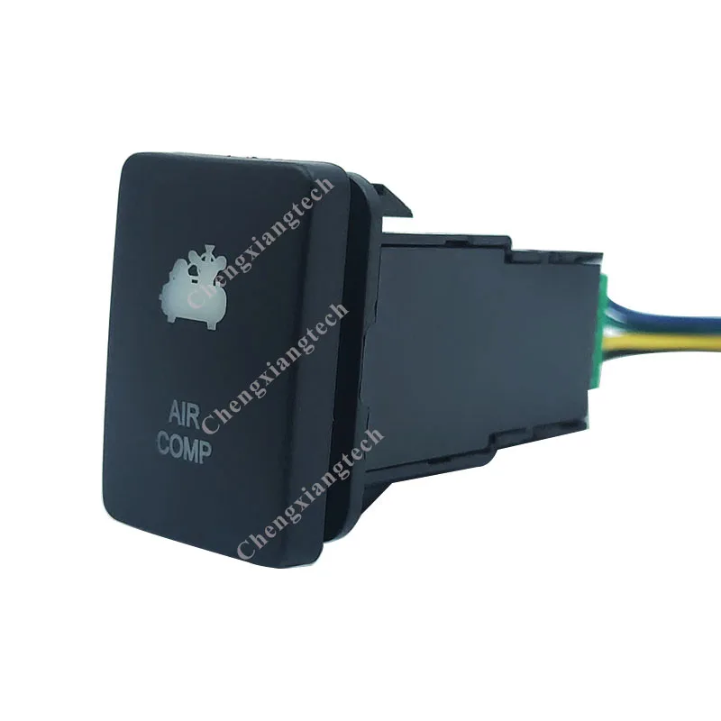 Сделай сам 12V 3Amp синий светодиодный AIR COMP кнопочный Переключатель ВКЛ/ВЫКЛ для Toyota