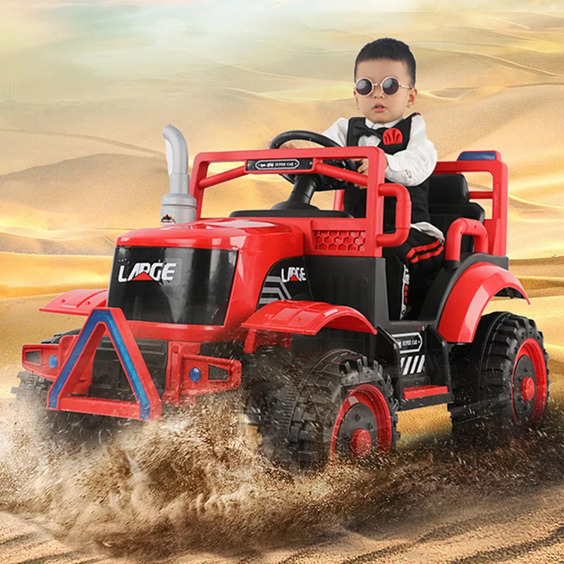 Детский экскаватор уличная игрушка негабаритный трактор Электрический 4WD мальчик детская коляска зарядка инженерный ребенок строительный автомобиль