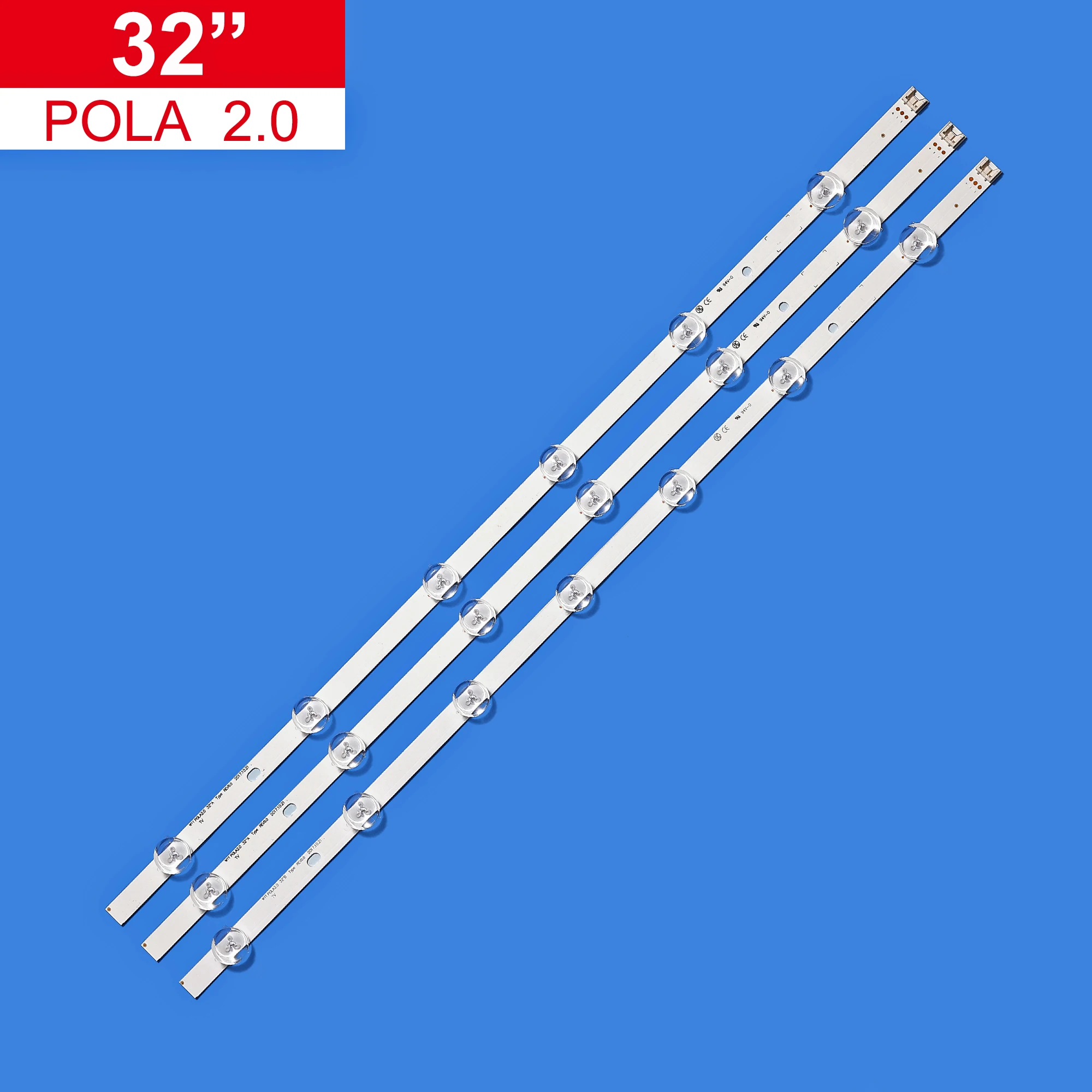 (Новый комплект) 3 шт. 6/7 светодиодный 590 мм сменный фонарь для LIG 32LN5100 32LN545B Innotek POLA2.0