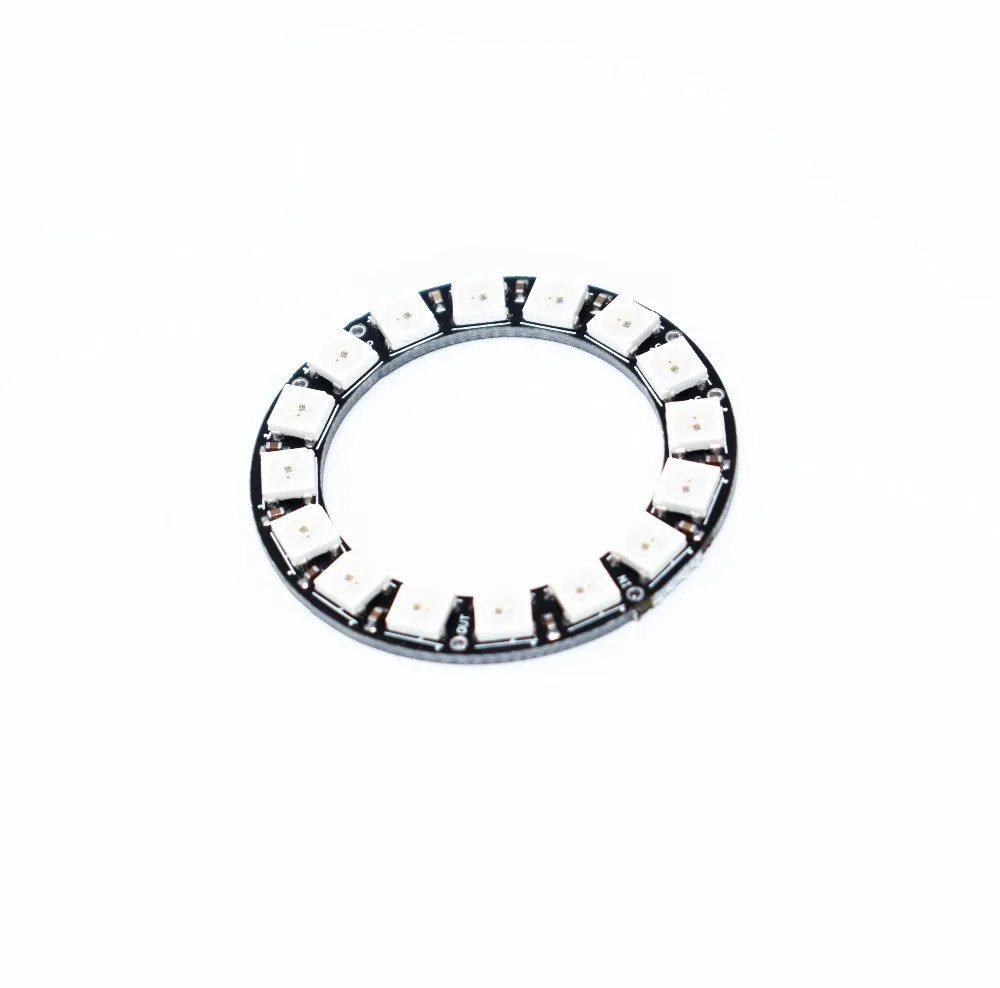 2шт CJMCU 16 бит WS2812 5050 RGB светодиодный полноцветный встроенный прожектор круглая