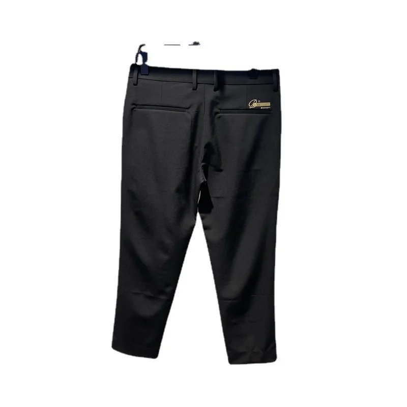 

Summer 2021 new Korean slim mid waist solid thin casual pants men's Capris fashion b1ggb2115