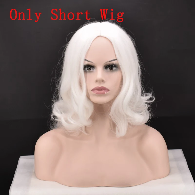 Парик для косплея на Рождество борода Санта Клаус белые вьющиеся Длинные