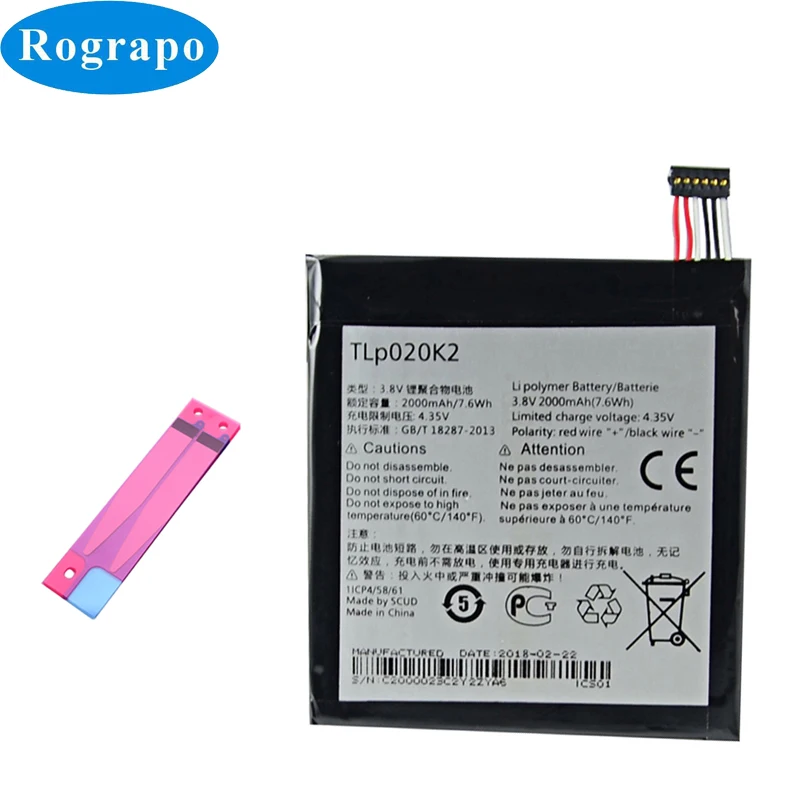 Мобильный телефон TLp020K1 TLp020K2 аккумулятор для Alcatel One Touch Idol 3 4 7 6039 6039H 6039Y 6039K