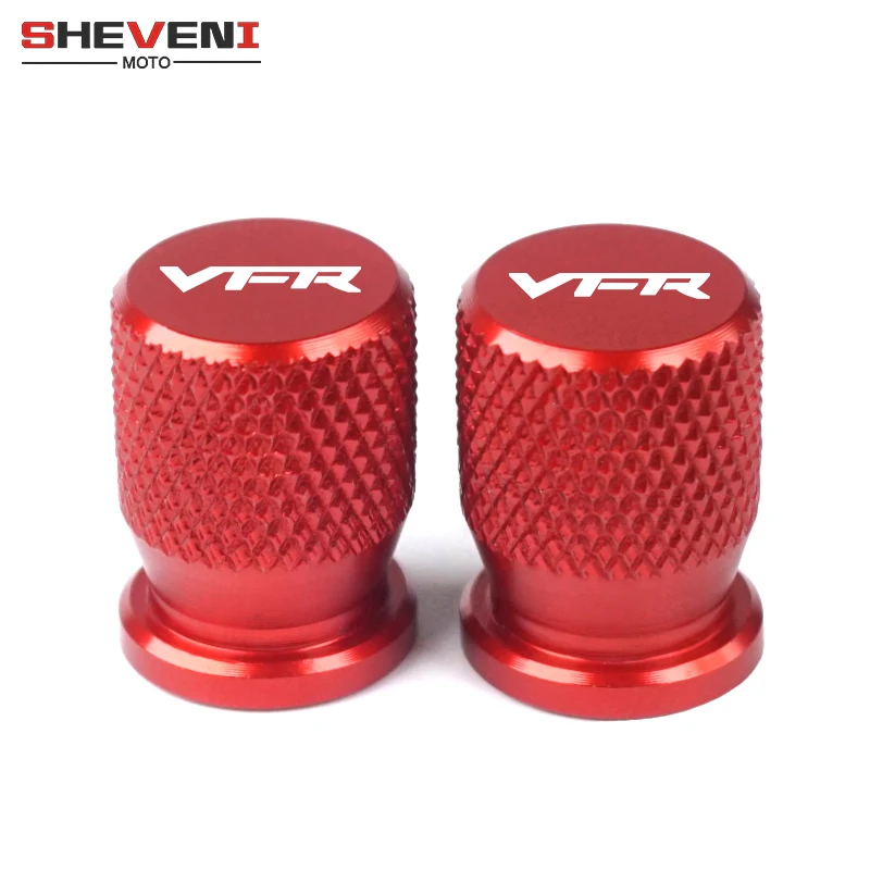 

For HONDA VFR750 VFR800 VFR 800 F VFR800F 2018 Motorcycle Accessories red Wheel Tire Valve caps CNC Aluminum Airtight Covers