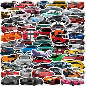 103050100pcs retrofit racing car graffiti stickers car motorcycle luggage phone guitar fridge laptop bike cool sticker toy free global shipping