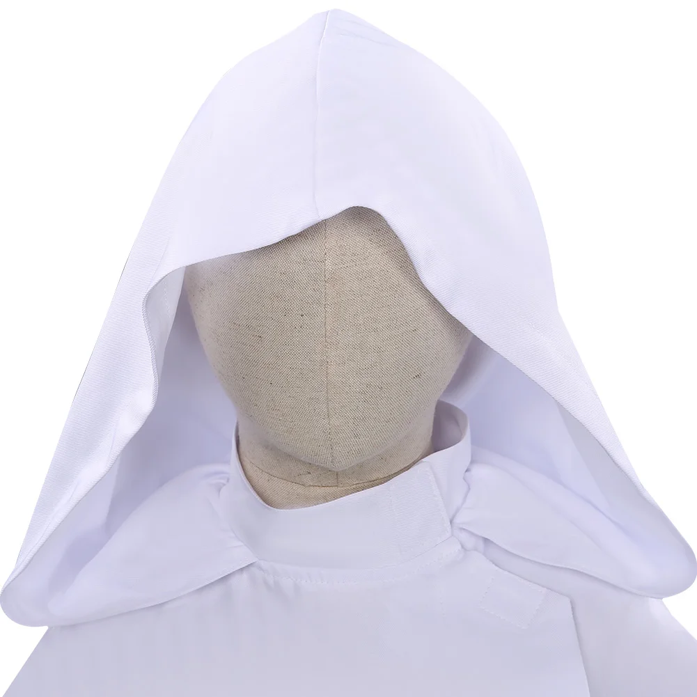 

Princess Leia Organa Solo Cosplay Hooded Dress Robe Suit For Kid Children