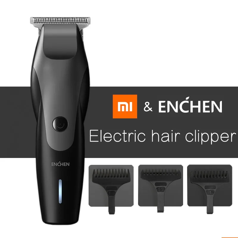 Xiaomi ENCHEN машинка для стрижки волос Профессиональная Беспроводная Машинка для стрижки волос USB зарядка машинка для стрижки волос Машинка для стрижки бороды Триммер для волос stylin 5