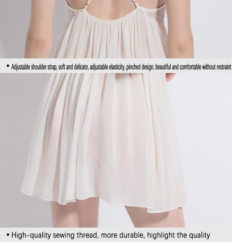 

Women Nightgowns Sexy Lace Satin Sleepwear Nightdress Home Wear Summer Sexy Backless Sleep Lounge Night Dress Silk Nightwear