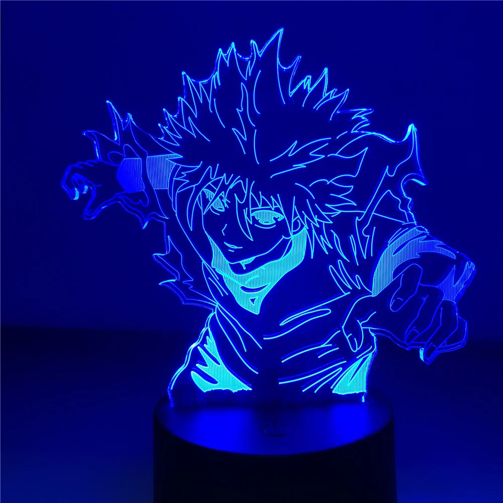 Светодиодный ночсветильник Hunter X 3D Killua Zoldyck аниме фигурка героя декоративная