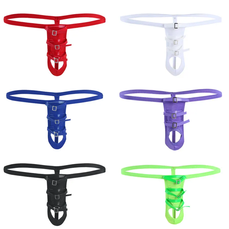 TiaoBug/мужские стринги купальник для геев открытая попа с отверстием пениса трусы