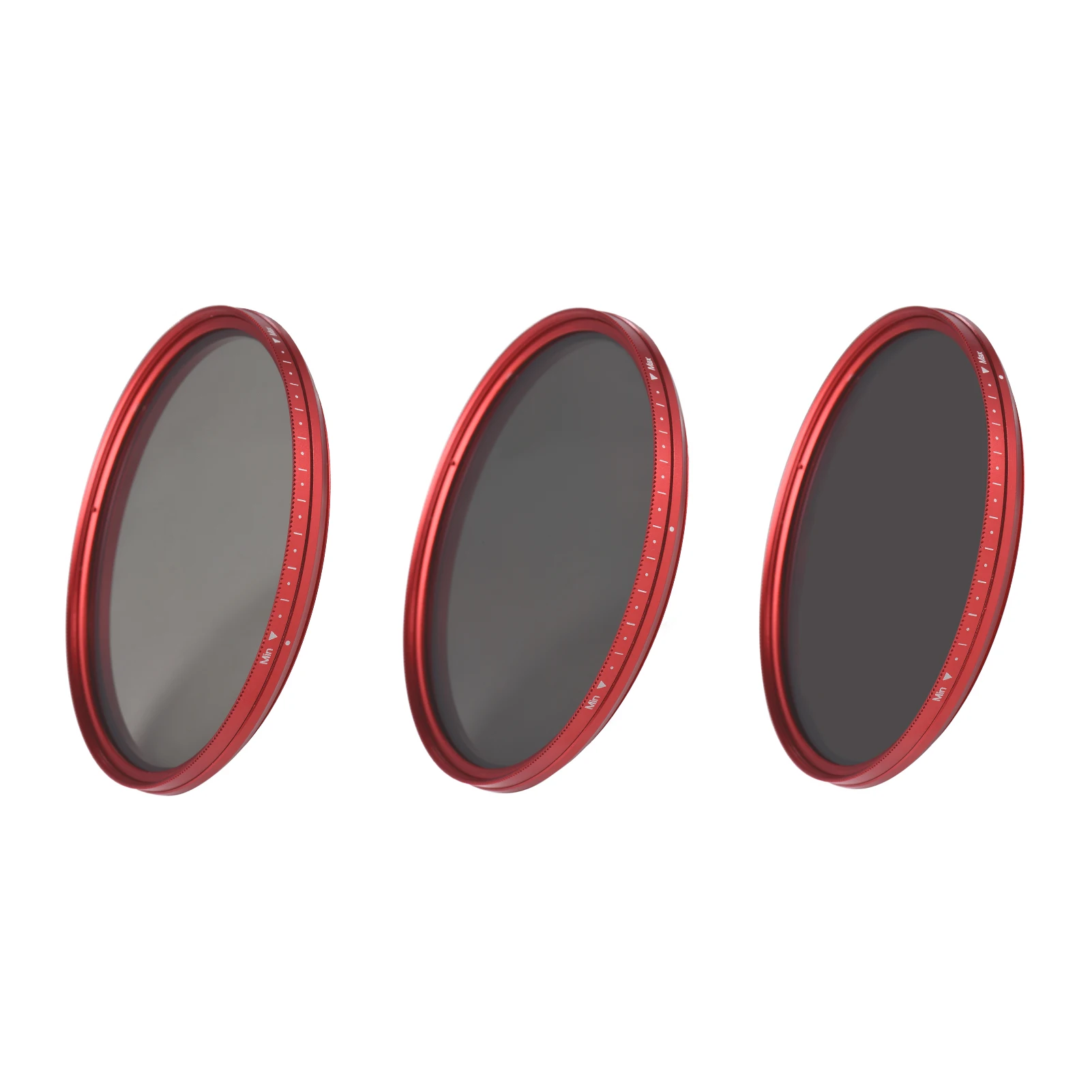 

Фейдер FOTGA 58/62/67/72/77/82 мм Тонкий ND переменный фильтр нейтральная плотность от ND2 до ND400 красная Замена для Canon Nikon DSLR камеры