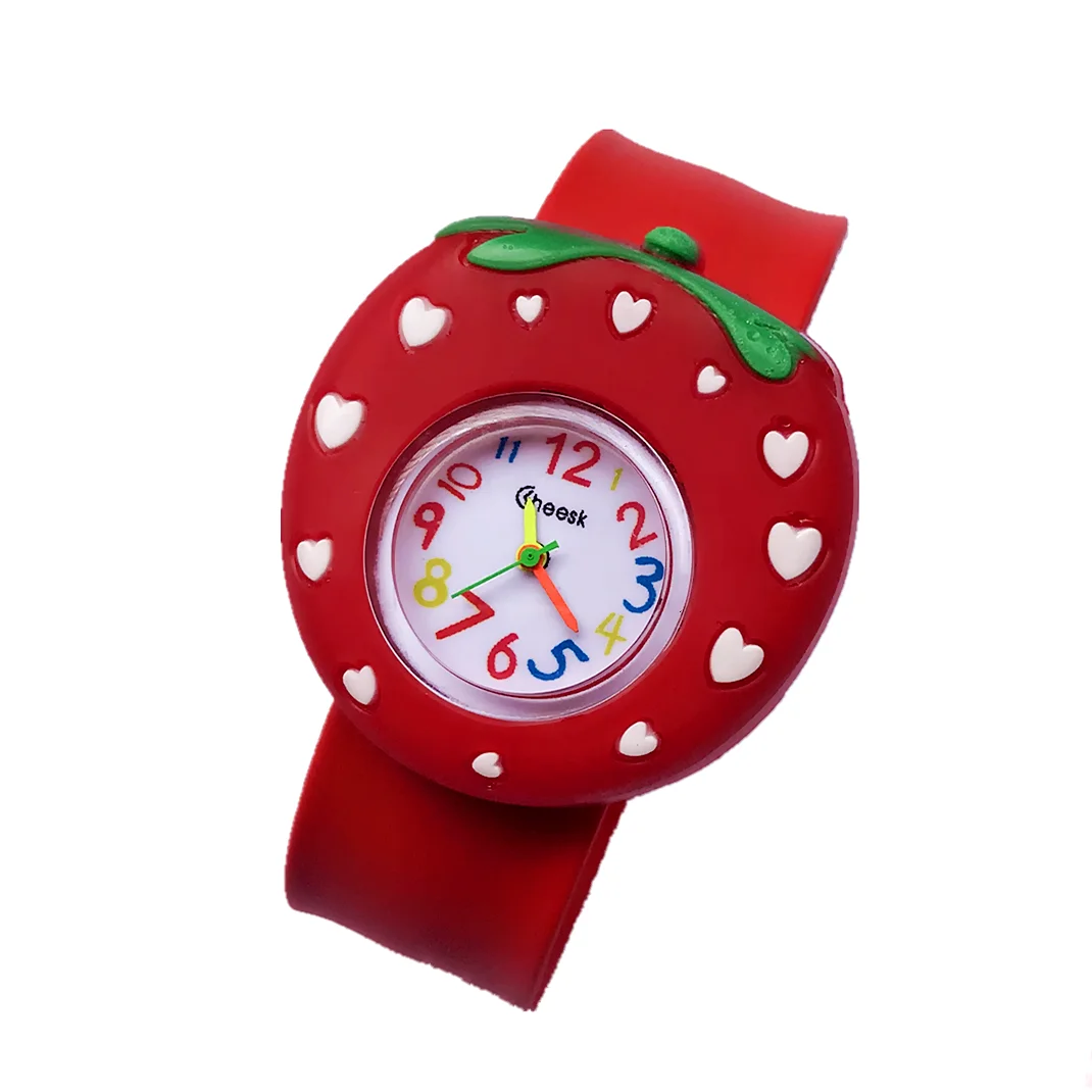 50 шт. детские часы-бабочки с силиконовым ремешком