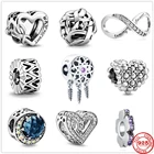 Новинка 2021, подвеска-бусина Love You Mum, подходят для оригинальных браслетов Pandora, серебро 925 пробы, женский браслет