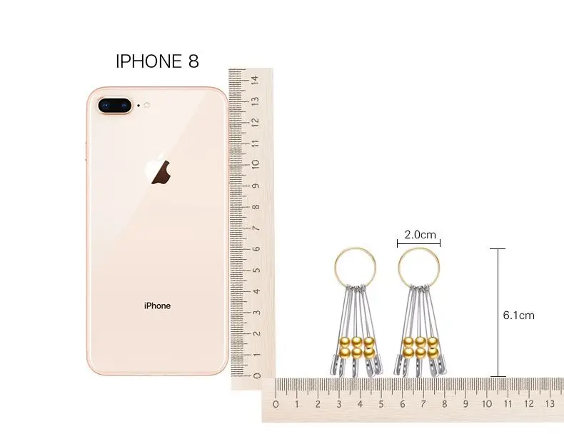 

2020 New Pins Drop Earrings Silver Color Pin String U Shape Geometric Statement Earring for Women Hyperbole Punk Jewelry Gifts