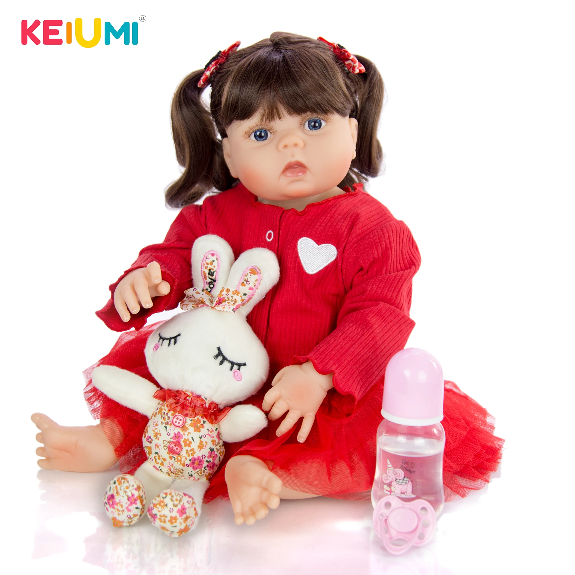 KEIUMI Новый стиль 23 дюйма куклы Новорожденные виниловые силиконовые Этнические