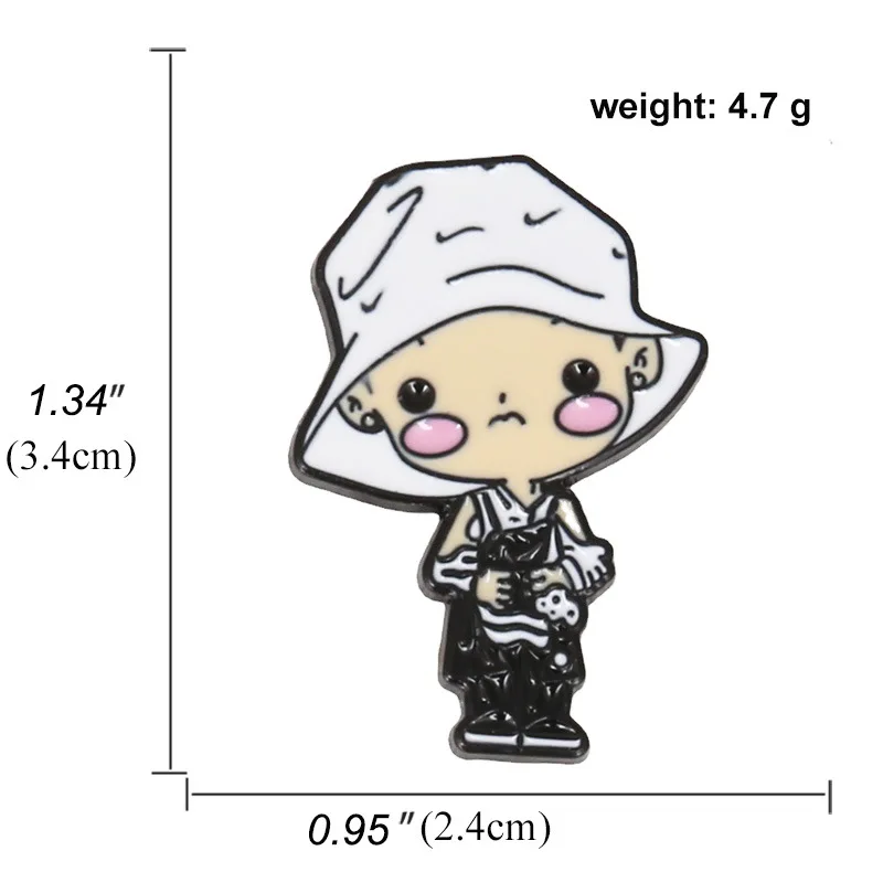 

30pcs Pack Wholesale Korean Pop Star KPOP GD Boy Band Metal Pins Brooches Badge Fans Birthday Friends Gift