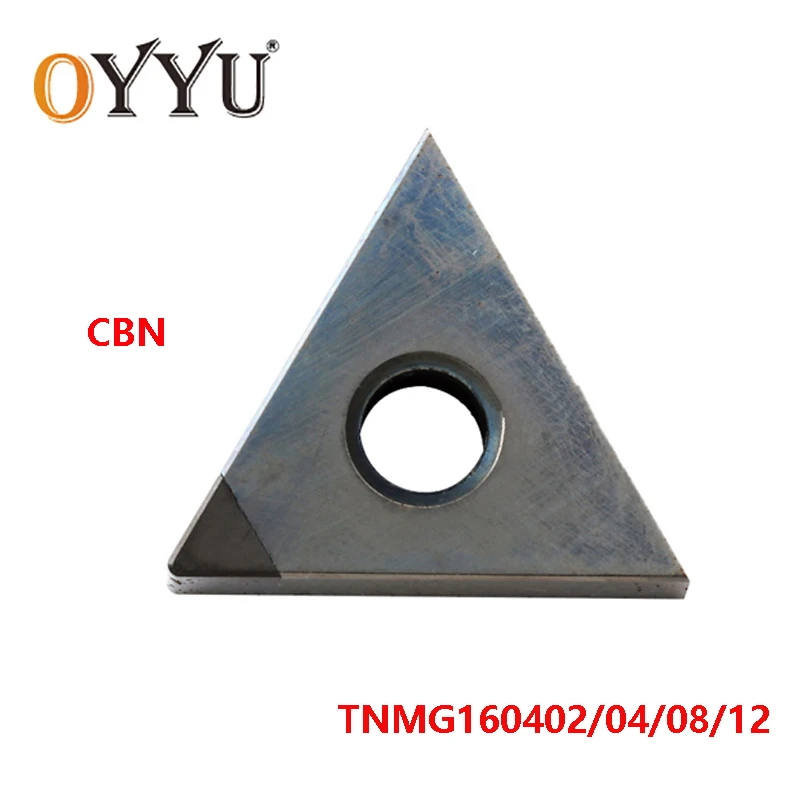 

OYYU 1pcs CBN TNMG 160402 160404 160408 160412 TNMG160408 TNMG160404 Diamond Boron Nitride Lathe Cutter Turning Tools TNMG1604