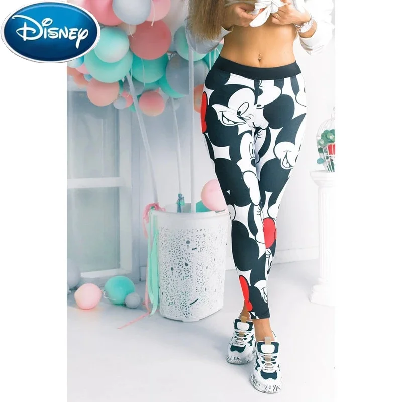 

Fashion Mickey Women Leggings Women Sport Pants for Ladies Mickey Pants Women Gym Leggings Female Casual Pants Cartoon Disney
