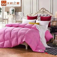 new 95 goose 90 duck down duvets quilt thick warm winter comforters 100 cotton cover customizable duvet sy0060 3