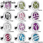 Новый автомобильный парфюм 12 Созвездие освежитель воздуха автомобильный диффузор ароматерапия ювелирные изделия эфирное масло диффузор медальон с 10 шт. колодки