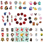 6  12 шт.компл. Симпатичные животные Симпатичные Кристальные стеклянные пасты ПВХ туфли подходят для крокса обувьБраслеты детвечерние вечеринка подарок на день рождения