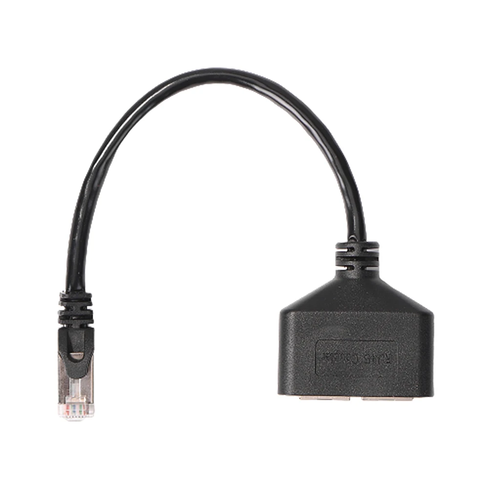 Разветвитель сетевой Ethernet RJ45 разветвитель сетевого кабеля 1-2 вилки для