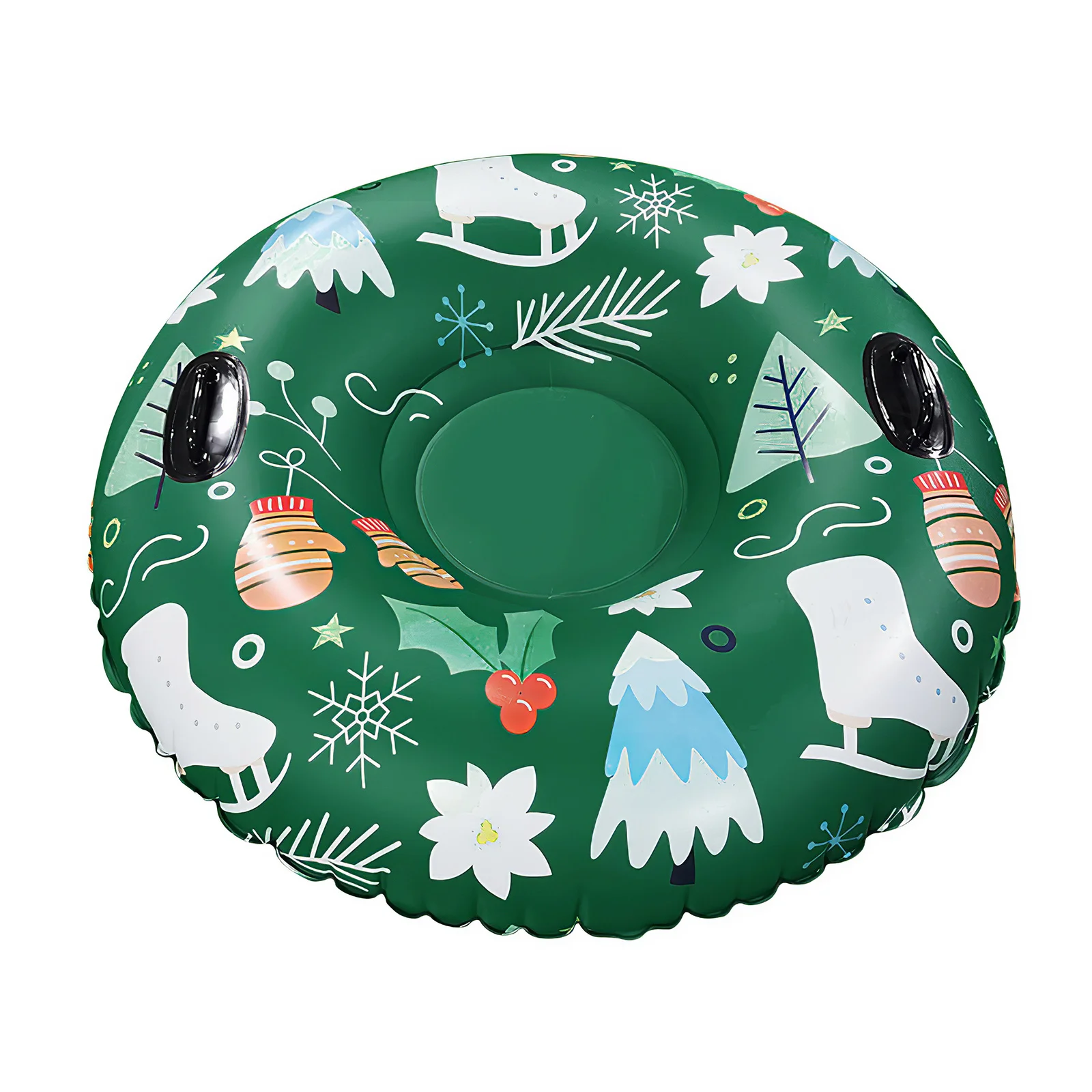 

Christmas Theme Winter Inflatable Ski Circle Ski Circle Heavy Grass Snow Tube Provides Inflatable Sleds For Kids And Adults Ski