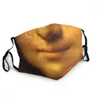 Мужская маска для лица с изображением Леонардо да Винчи, пылезащитный респиратор для защиты от пыли и смога, маска для рта