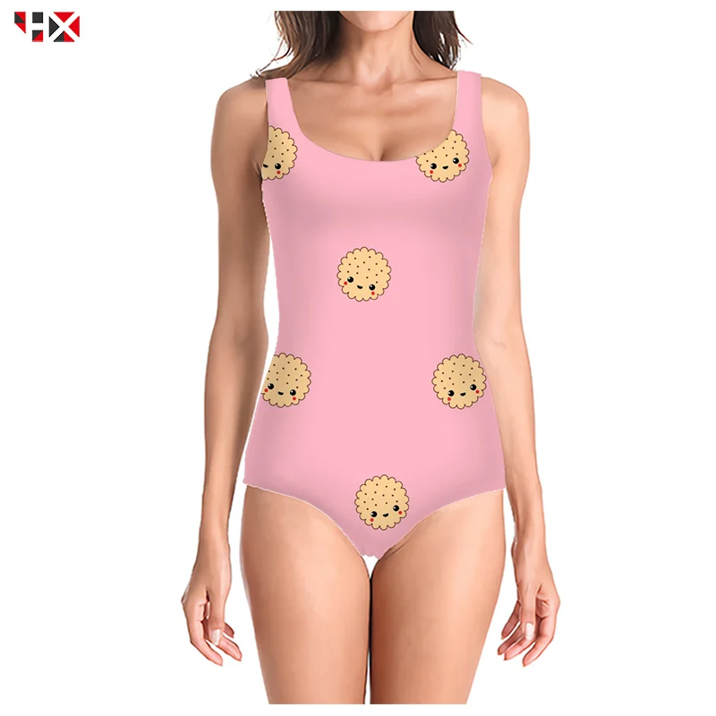 Сексуальный женский купальник с 3D принтом Модный цветочным рисунком монолитный