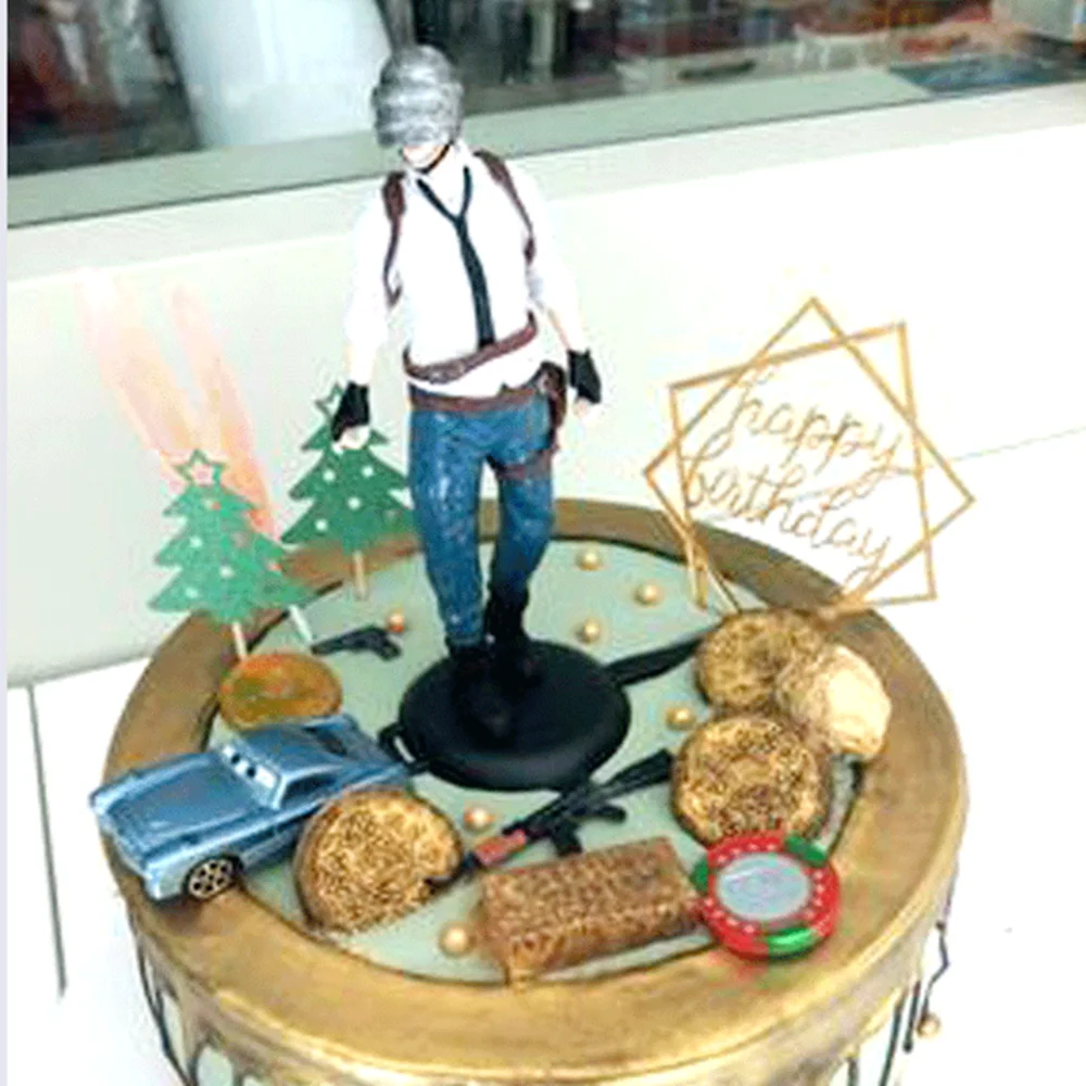 1 шт. съедобный золотой порошок мусс торт помадка Макарон шоколадное украшение