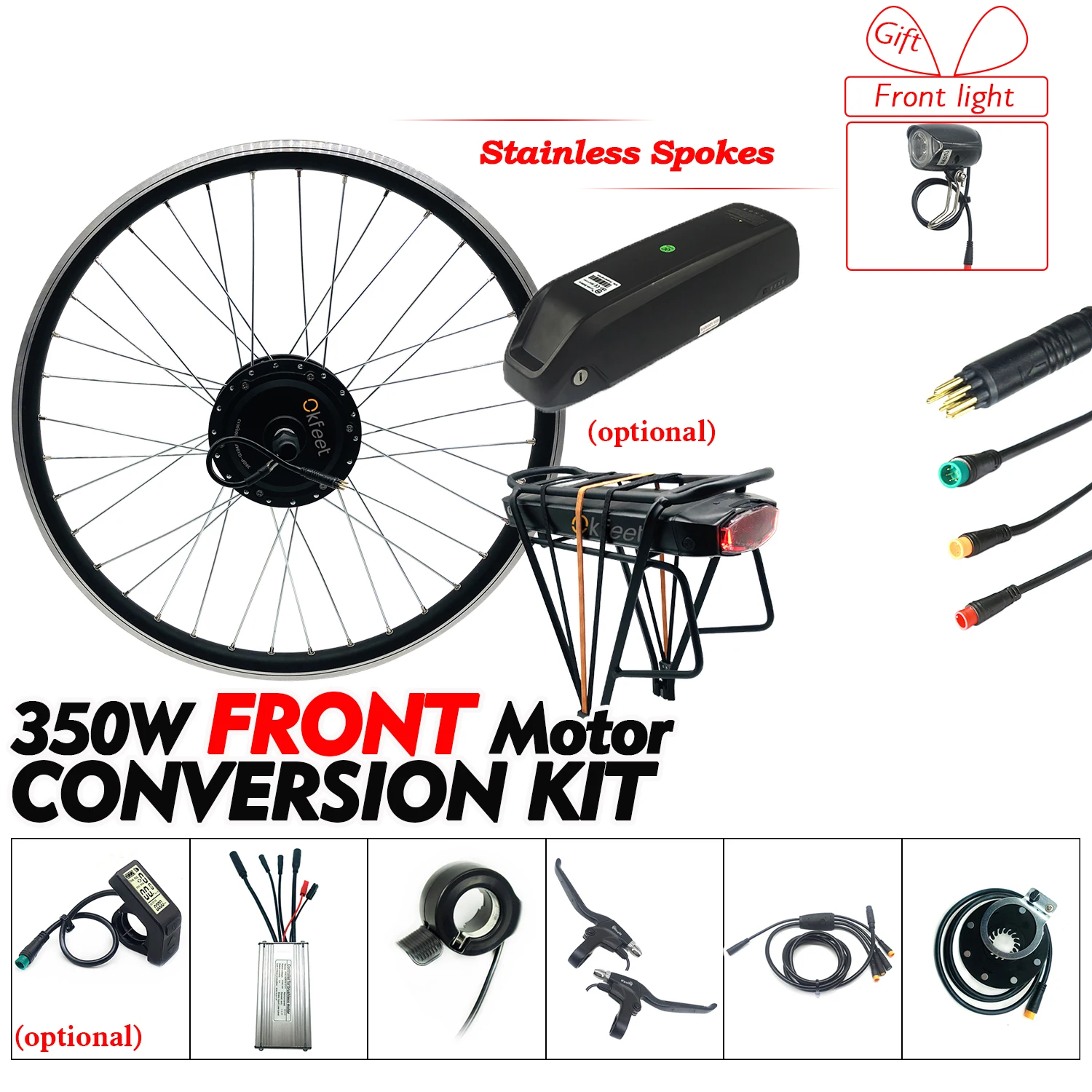Комплект для переоборудования Ebike мотор редуктор электрического велосипеда 36В 350