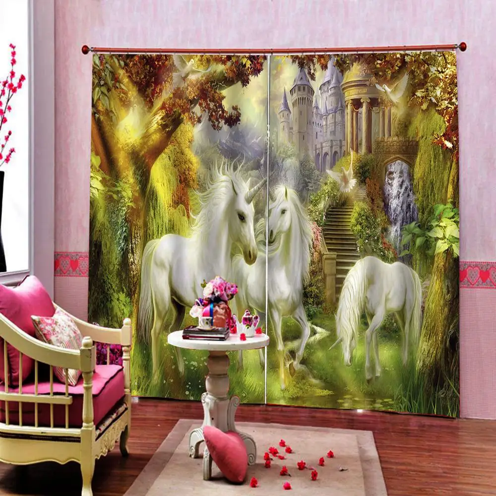 Фотообои с изображением заката ландшафтные занавески для гостиной детской