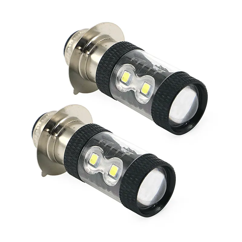 

2PCS 100W LED White HeadLight Light Bulb For Honda TRX 250 300 400 450 Foreman TRX250 TRX300 TRX400 TRX450